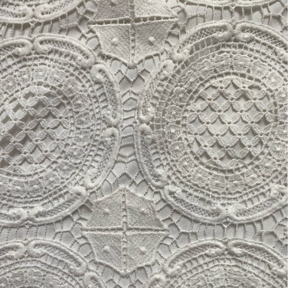 The Limited Cream Crochet Lace Sleeveless Blouse - Picture 3 of 7